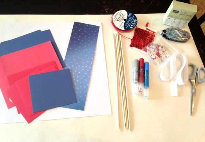 DIY Patriotic Star Wand great for parades and home decor