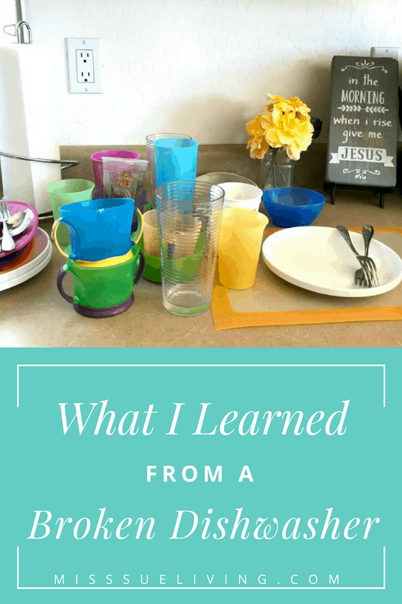 What I learned from a broken dishwasher. How a broken dishwasher brought relationship and equipped myself and kids with new skills.