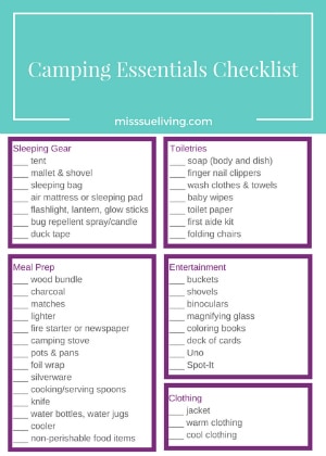 Stress Free Camping With These Essentials, camping, camping with kids, camping supplies, camping checklist