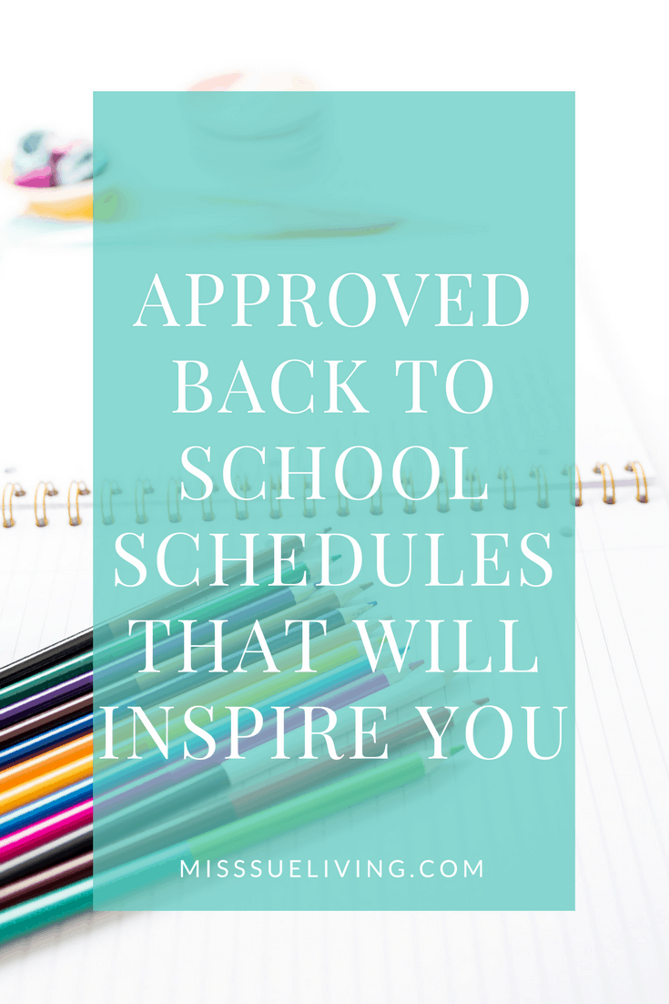 Approved Back to School Schedules That Will Inspire You, back to school schedule, back to school routine, back to school evening routine, back to school morning routine