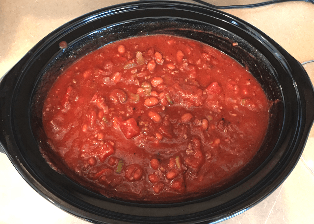 Shannon's Just Good Chili for the Slow Cooker, crockpot chili, chili for a crowd, slow cooker chili, chili recipe, hearty chili meal, chili dinner, turkey chili, best crockpot chili