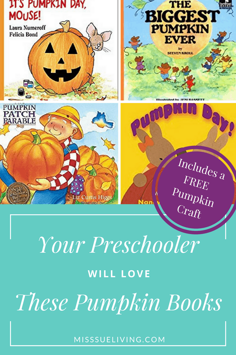 Your Preschooler Will Love These Pumpkin Books, it's pumpkin time, pumpkin stories, fall, jack-o-lantern, pumpkin craft, free printable, preschool books