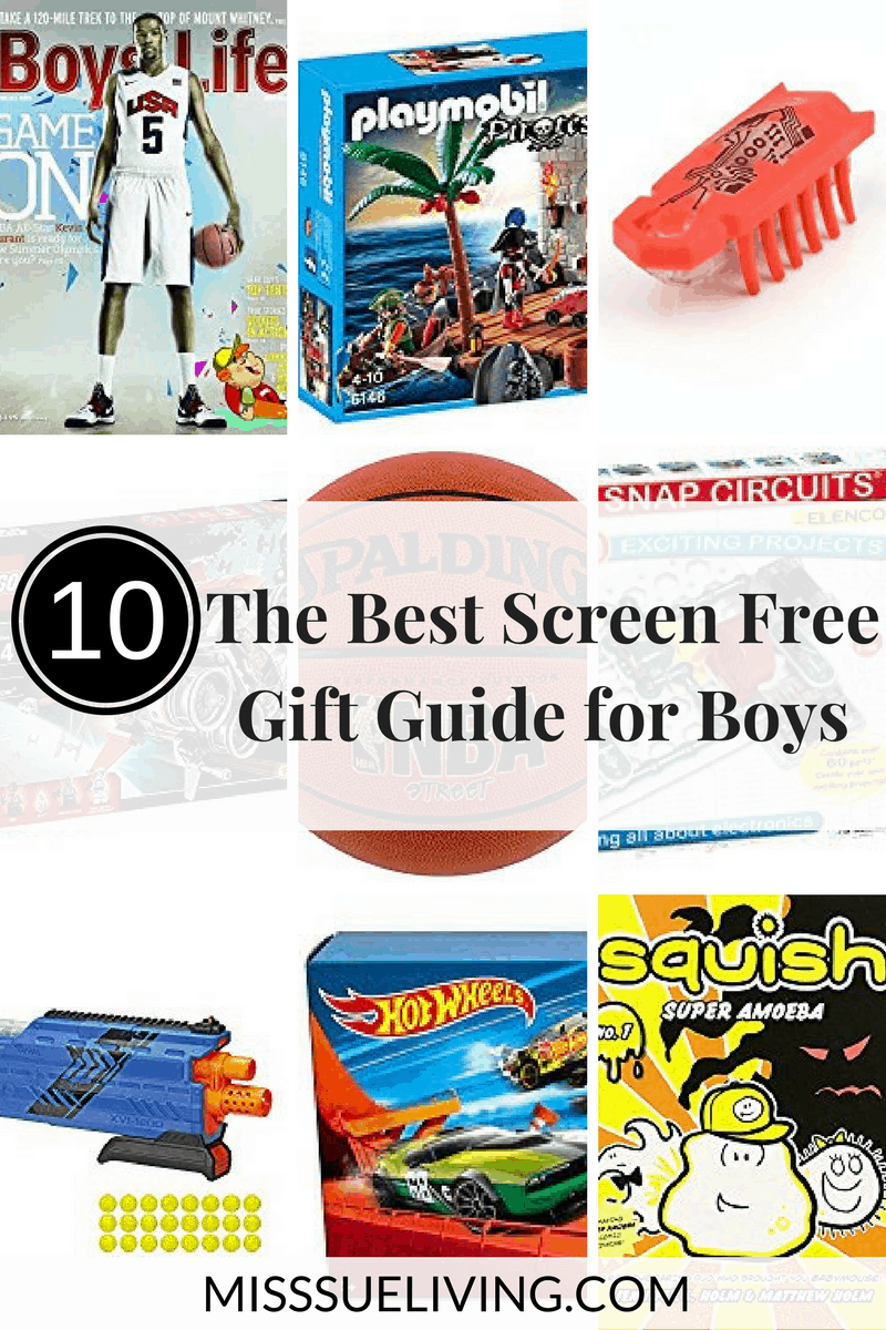 The Best Screen Free Gift Guide For Boys - Miss Sue Living