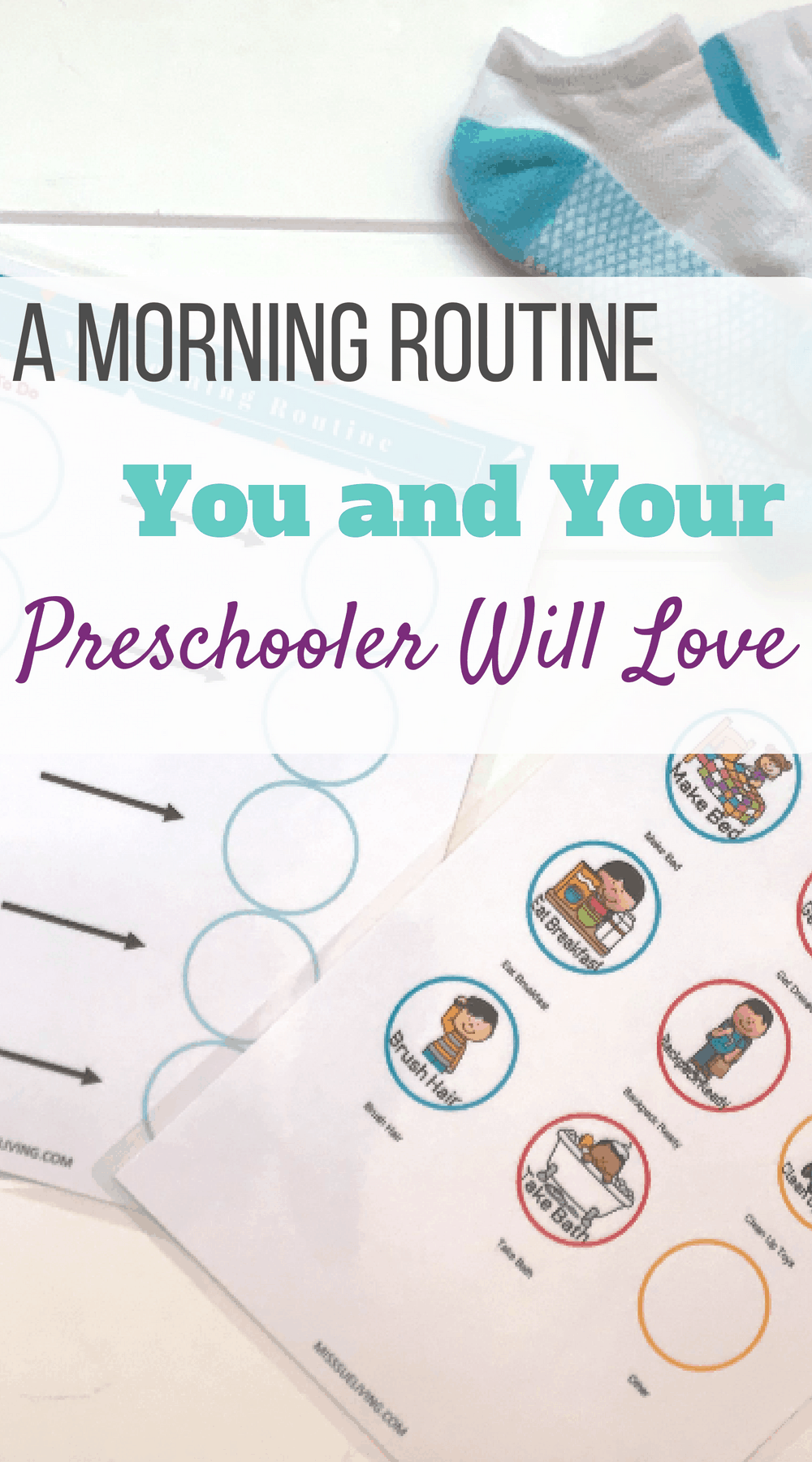 A Morning Routine You and Your Preschooler Can Love, preschool morning routine, preschool morning routine chart, morning routine for kids, morning routine for toddlers, child routine chart, morning routine for school, morning routine chart printable, morning routine checklist #kidsmorningroutine #morningroutines #chorechart #preschoolmornings