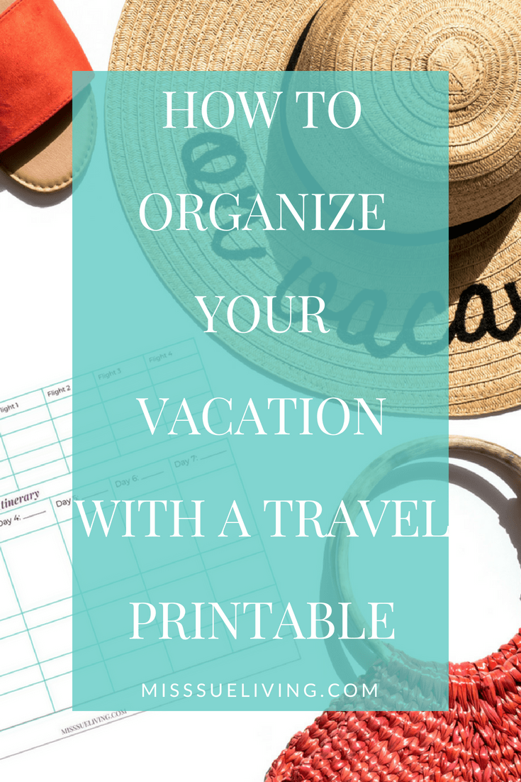 How To Organize Your Vacation with A Travel Printable, travel planner, travel planner printable, travel printable, trip itinerary planner, vacation planner, vacation planner printable, vacation itinerary #travelplanner #travelprintable #vacationplanning #vacationplanner