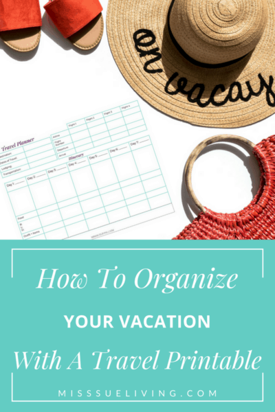 How To Organize Your Vacation with A Travel Printable, travel planner, travel planner printable, travel printable, trip itinerary planner, vacation planner, vacation planner printable, vacation itinerary #travelplanner #travelprintable #vacationplanning #vacationplanner