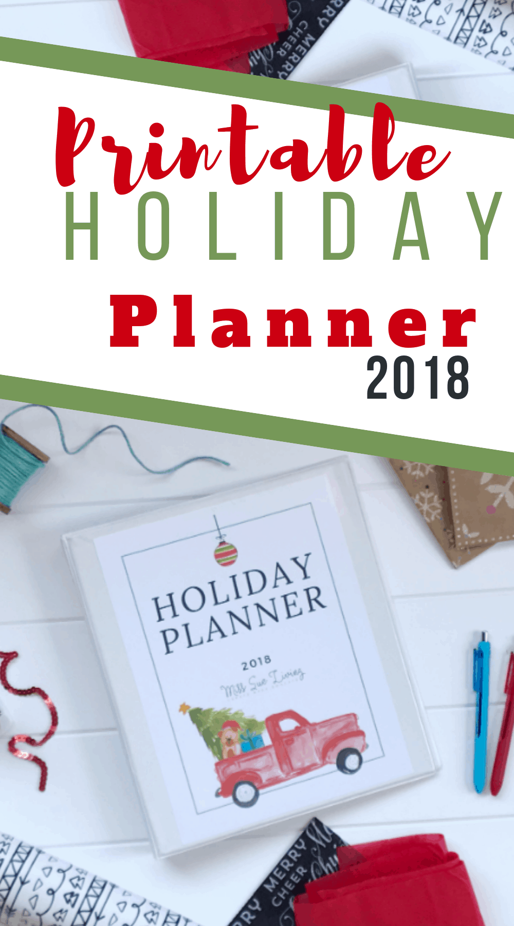 It's Here! An Amazingly Useful 2018 Holiday Planner, 2018 Holiday Planner, holiday planner, holiday planner printables, free holiday planner, holiday planner 2018, christmas planner, holiday organizer, planning for the holidays, #holidayplanner #xmas #christmasplanner #holidays