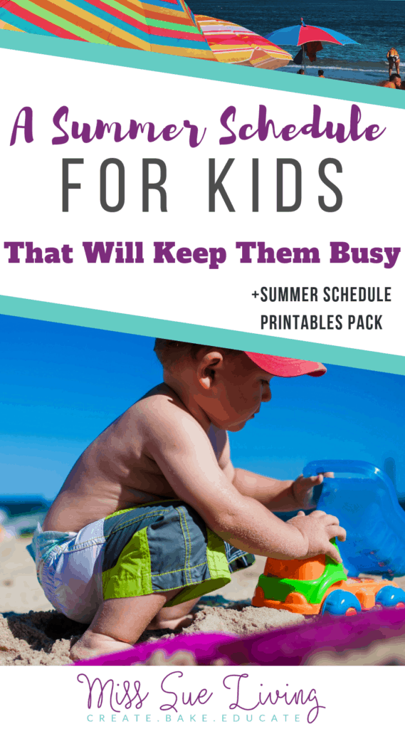 A Summer Schedule for Kids That Will Keep Them Busy , Summer schedule for kids, summer daily schedule template, kid summer schedule template, daily summer schedule, summer schedule for toddlers, summer schedule for middle schoolers, summer schedule for preschoolers, summer plans bucket list, summer schedule printable, stay at home summer schedule #summerschedule #summerplans #kidssummer #summerroutine