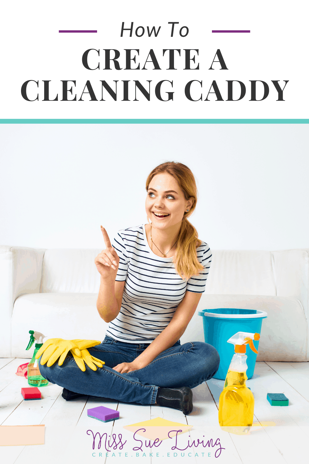 Organized Cleaning Caddy